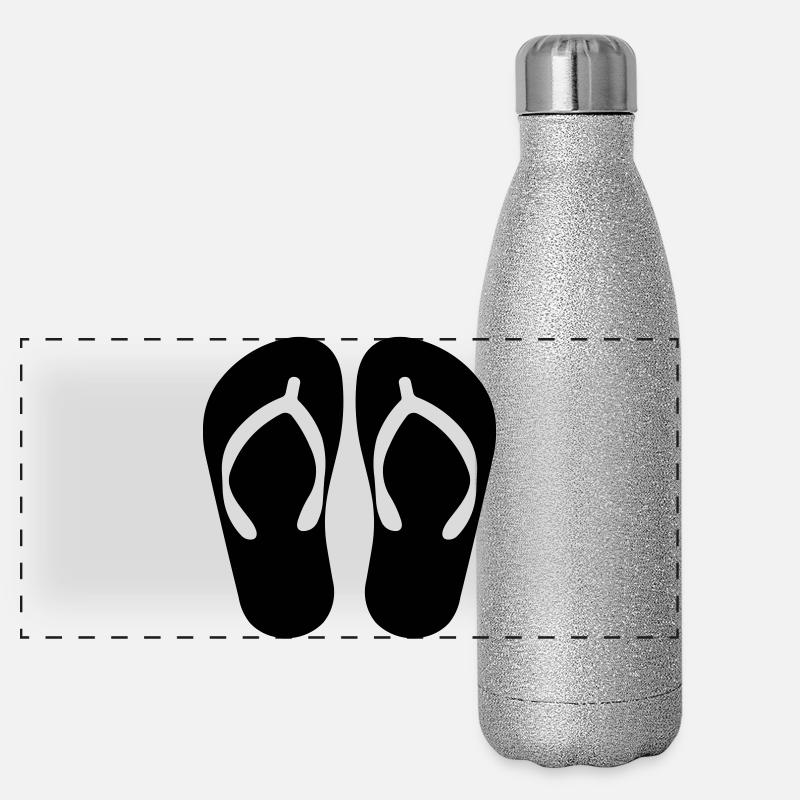 Flip-Flops Panorama Glitzer Isolierflasche 500 ml