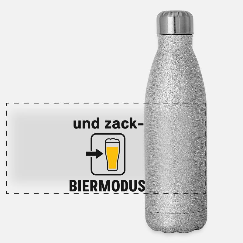 Beer Mode Smartphone Design Panoramic Glitter Thermal Bottle 500 ml