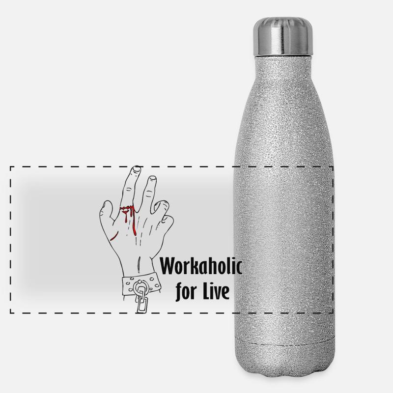 Workaholic for live Panoramic Glitter Thermal Bottle 500 ml