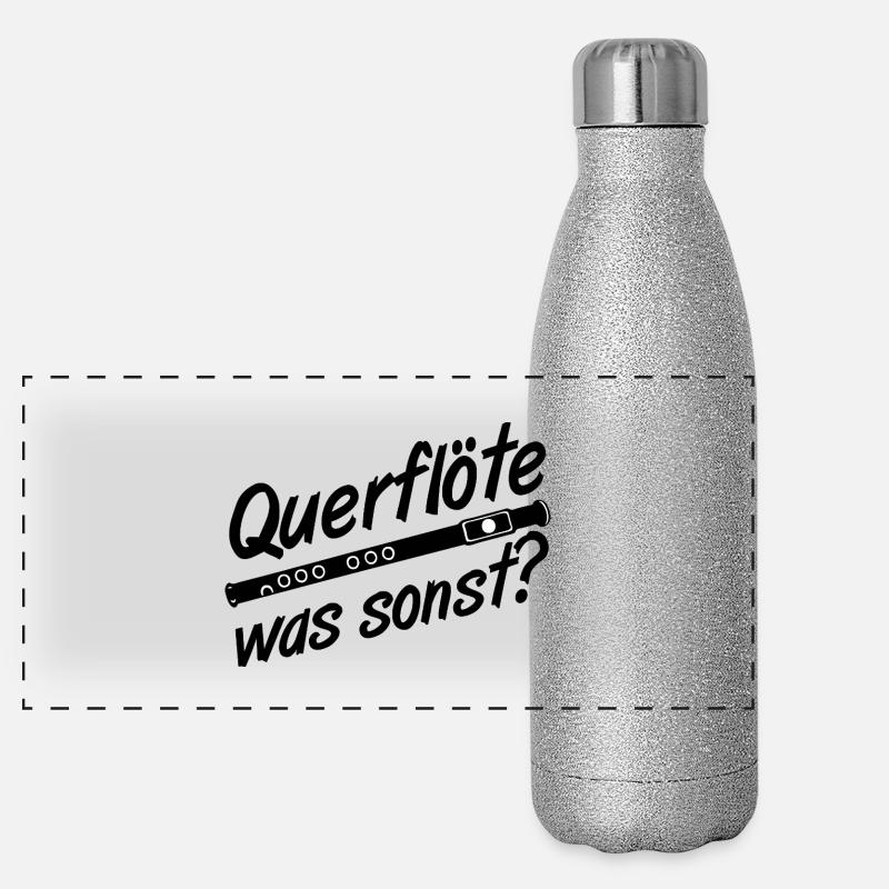 Fan train, marching band, flute what ... (25) Panoramic Glitter Thermal Bottle 500 ml
