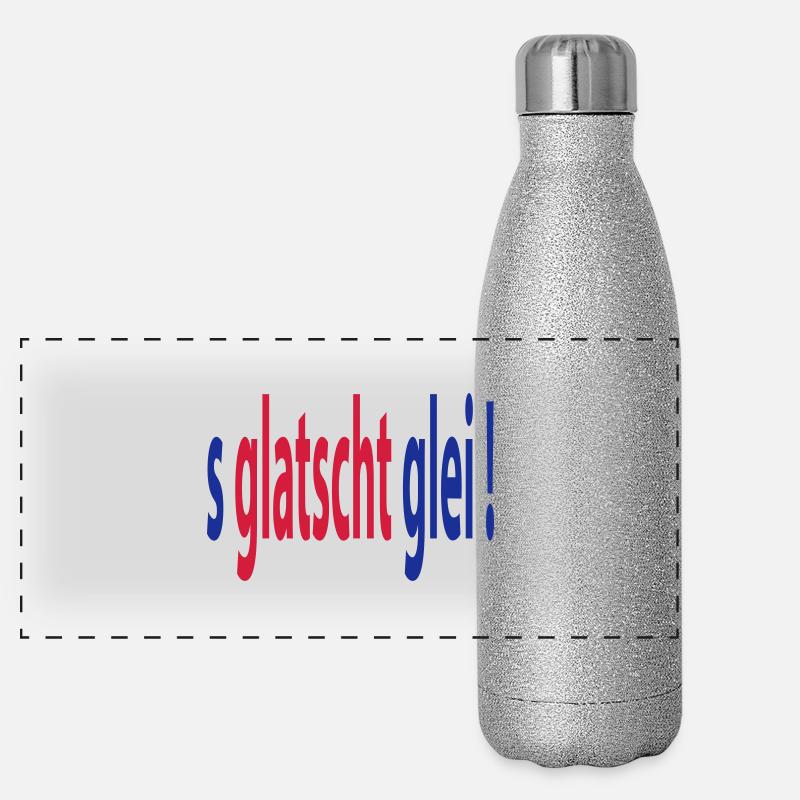 klatsch_gleich_orig Panoramic Glitter Thermal Bottle 500 ml