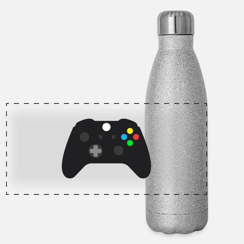 contrôleurs de jeu Gourde isotherme panoramique pailletée 500 ml