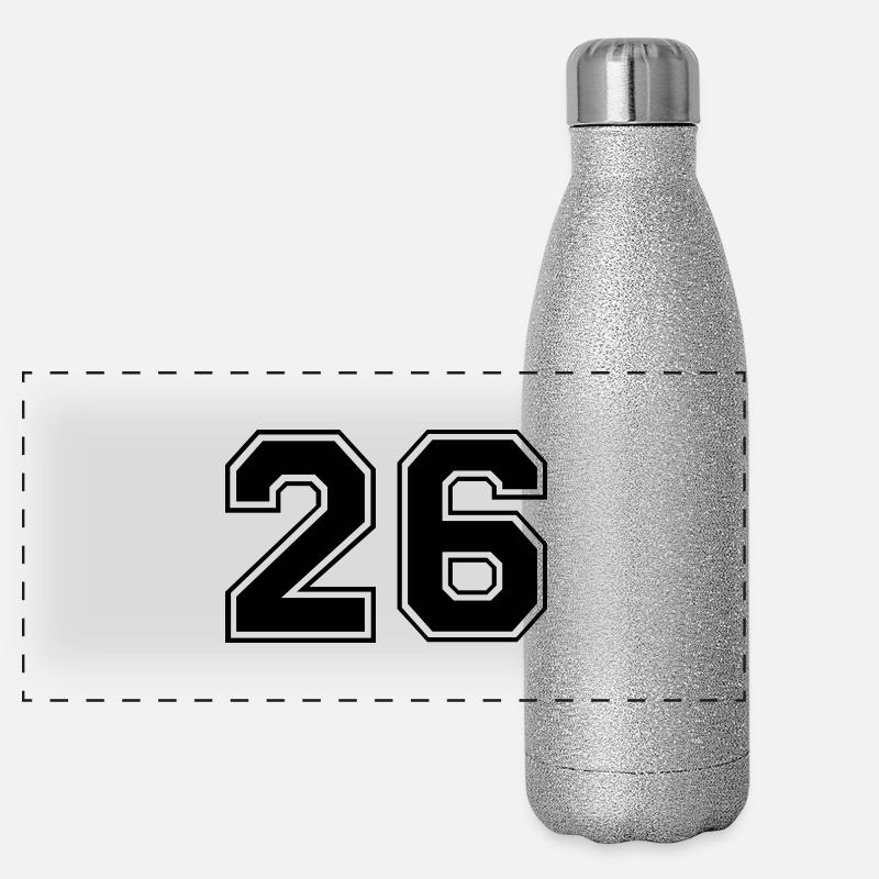 26 Gourde isotherme panoramique pailletée 500 ml