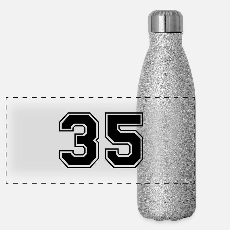 35 Gourde isotherme panoramique pailletée 500 ml