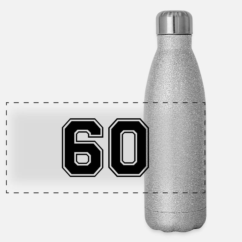 60 Gourde isotherme panoramique pailletée 500 ml