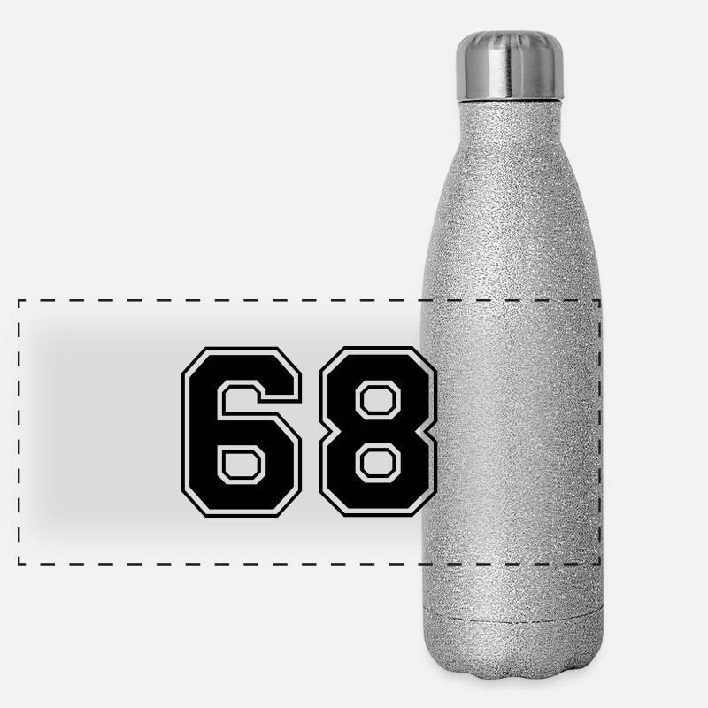 68 Panorama Glitzer Isolierflasche 500 ml