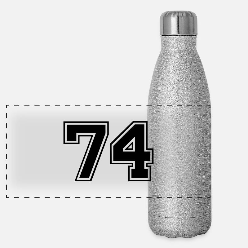 74 Panorama Glitzer Isolierflasche 500 ml