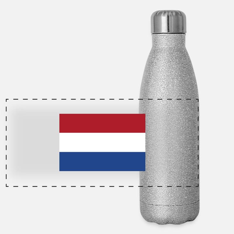 Netherlands 1 Euro Panoramic Glitter Thermal Bottle 500 ml