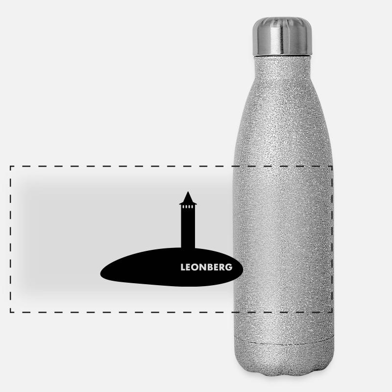 Leonberg Panorama Glitzer Isolierflasche 500 ml