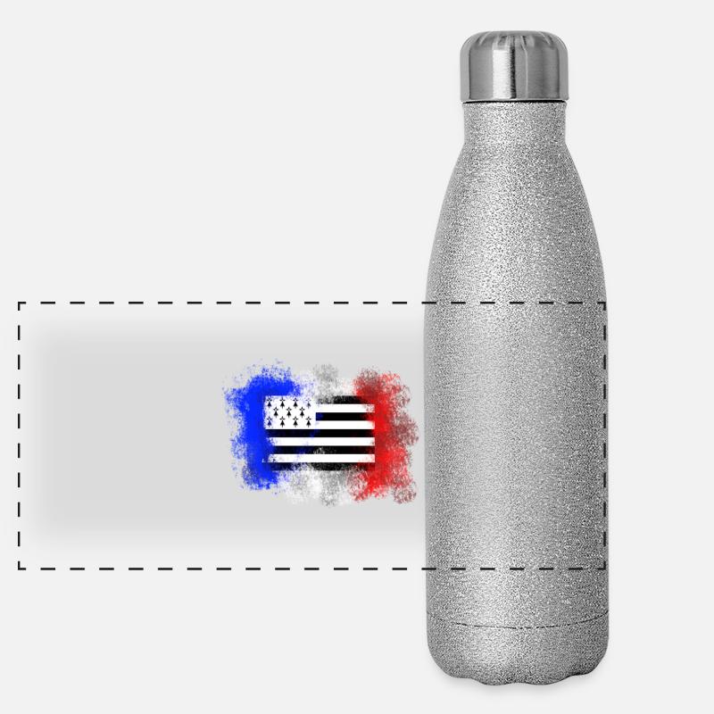 France Bretagne Gourde isotherme panoramique pailletée 500 ml