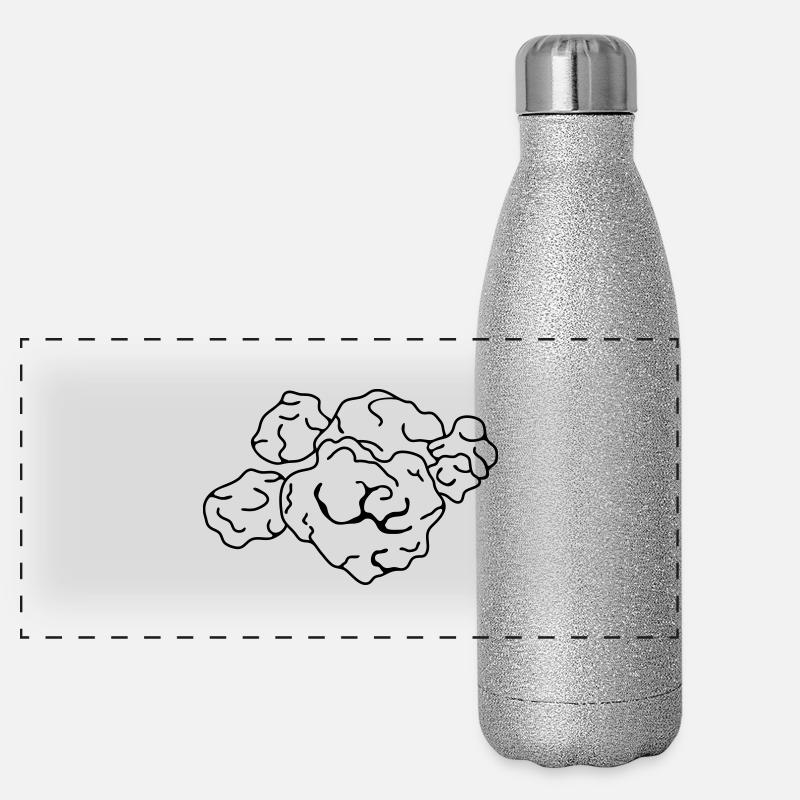 Trüffel Panorama Glitzer Isolierflasche 500 ml