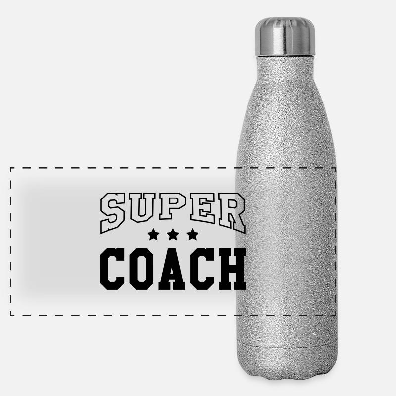 Coach / Coaching / Entraineur / Entrainer / Sport Gourde isotherme panoramique pailletée 500 ml