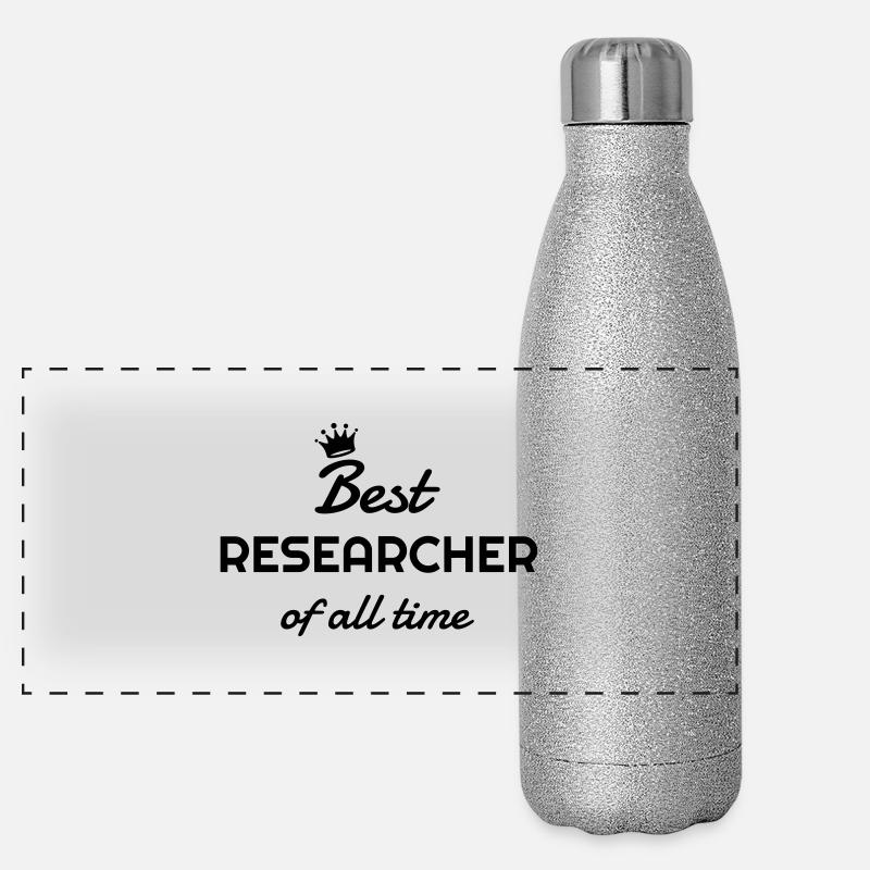 Chercheur / Recherche / Travail / Métier / Job Gourde isotherme panoramique pailletée 500 ml