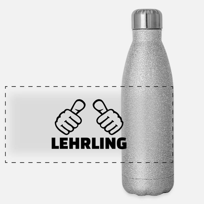 Lehrling Panorama Glitzer Isolierflasche 500 ml