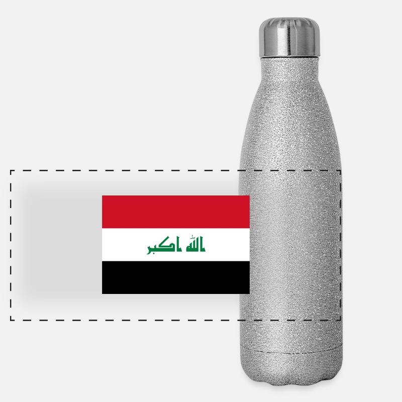 Irak Termo de acero inoxidable efecto purpurina