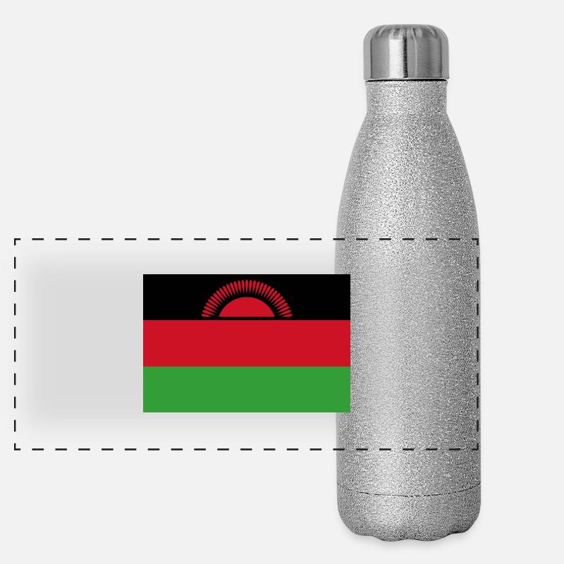 Malawien Panorama Glitzer Isolierflasche 500 ml