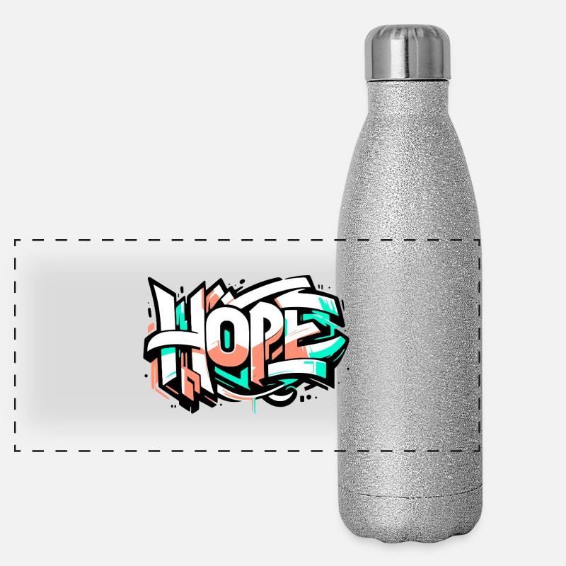 Espoir Gourde isotherme panoramique pailletée 500 ml