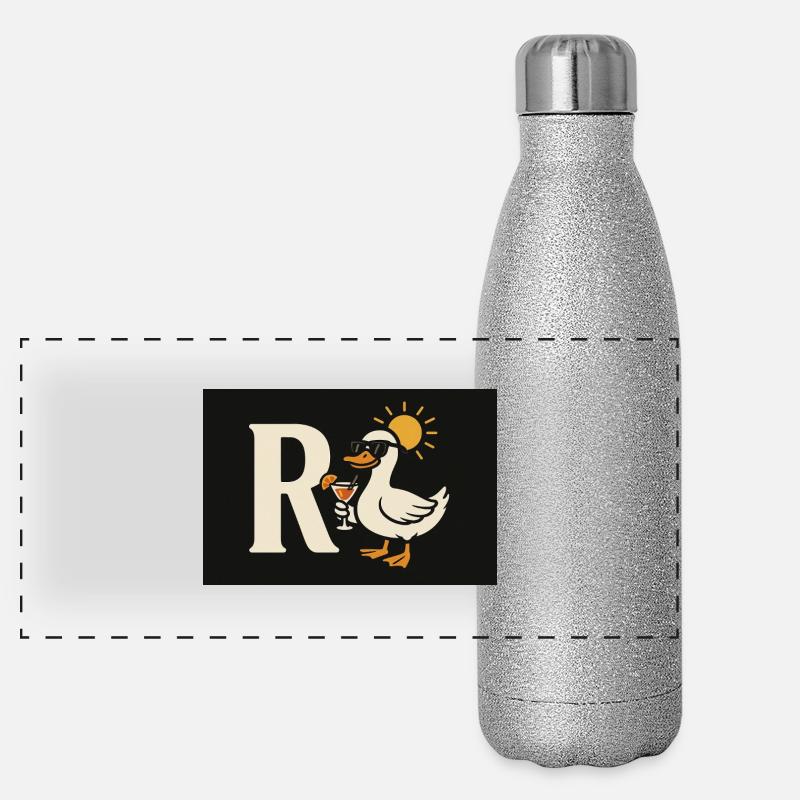 Die (R)ente Panorama Glitzer Isolierflasche 500 ml