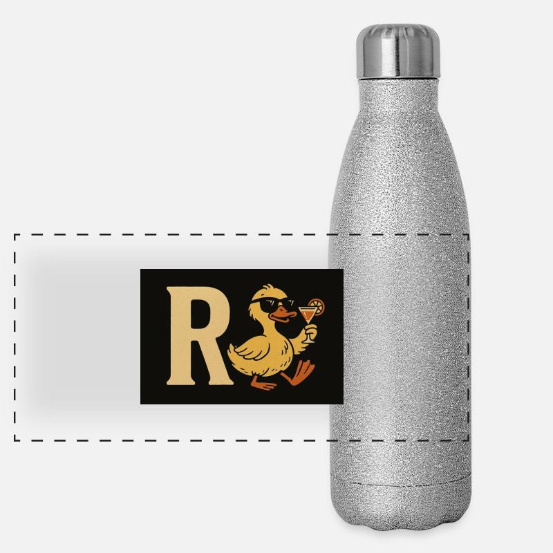 Die (R)ente Panorama Glitzer Isolierflasche 500 ml