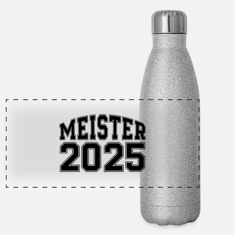meister 2025 Panorama Glitzer Isolierflasche 500 ml