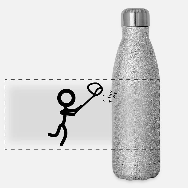 Stickman catch Panoramic Glitter Thermal Bottle 500 ml