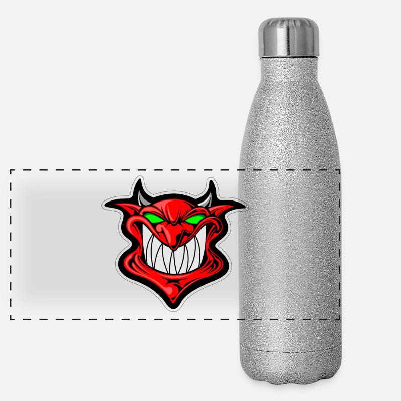 diable Gourde isotherme panoramique pailletée 500 ml