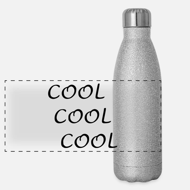 cool Panorama Glitzer Isolierflasche 500 ml