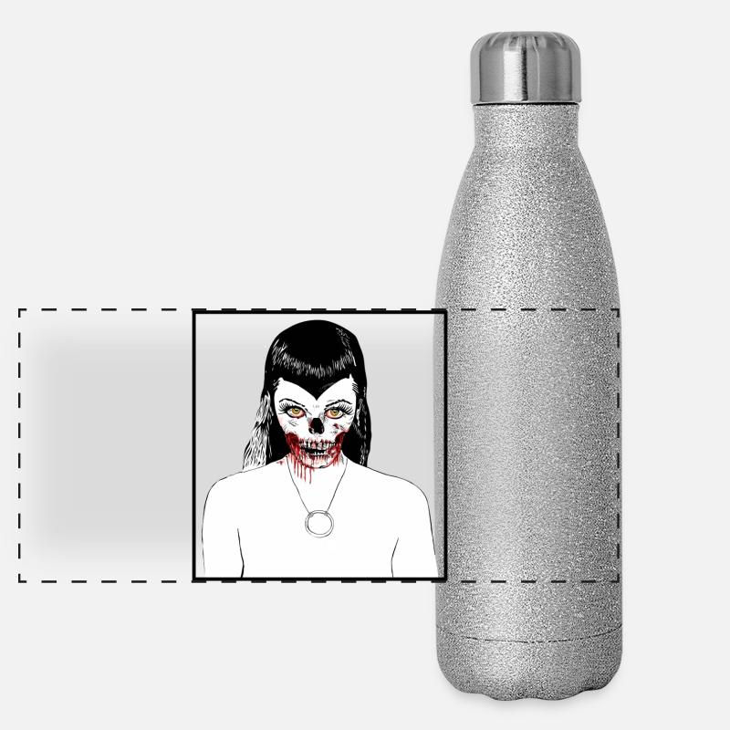 Augen Panorama Glitzer Isolierflasche 500 ml
