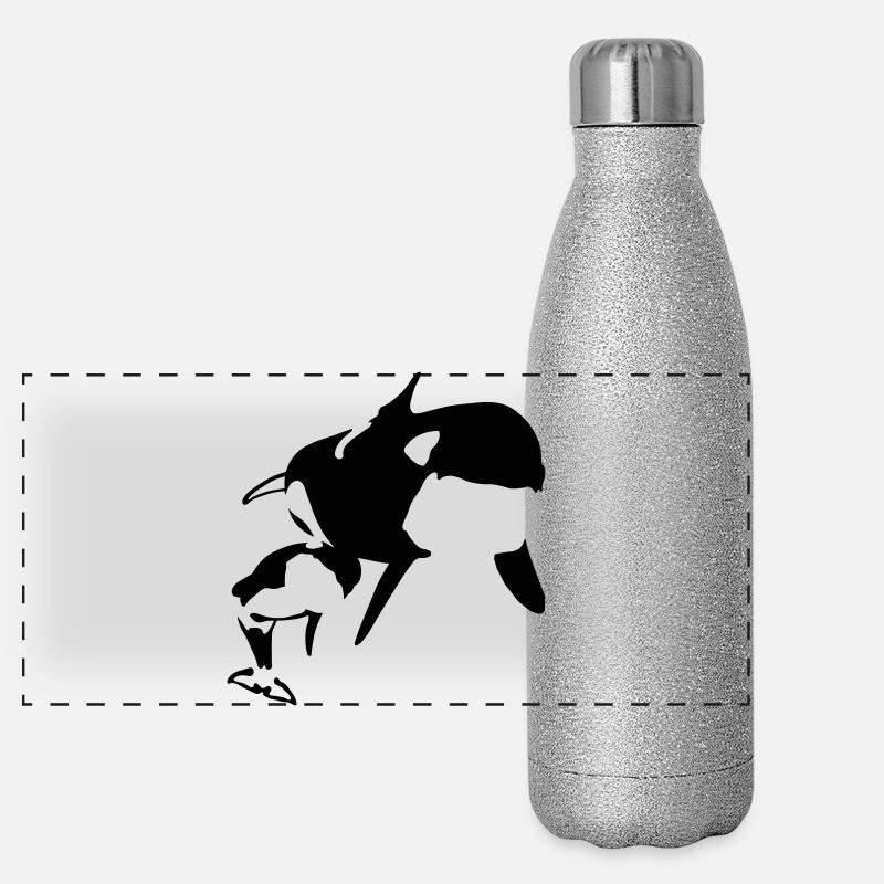 Orque Gourde isotherme panoramique pailletée 500 ml