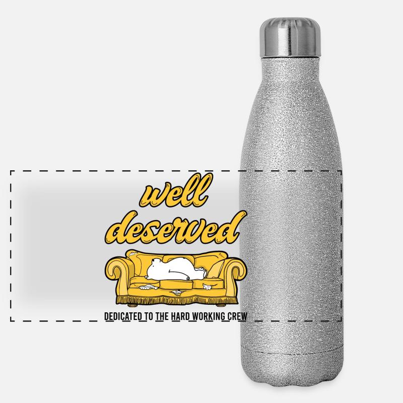 well deserved Panoramic Glitter Thermal Bottle 500 ml