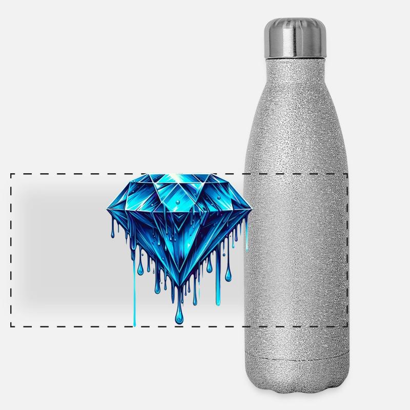 Diamant Panorama Glitzer Isolierflasche 500 ml