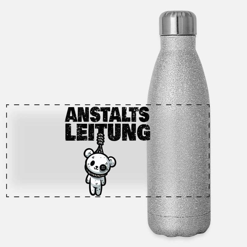 Institution management Teddy Panoramic Glitter Thermal Bottle 500 ml
