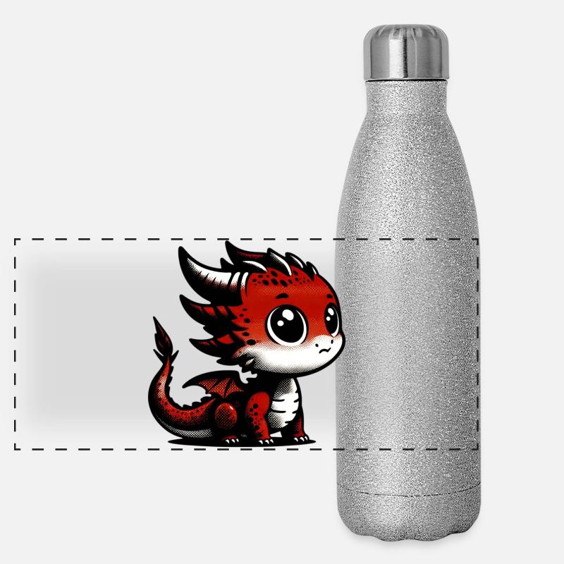 Dragon Gourde isotherme panoramique pailletée 500 ml