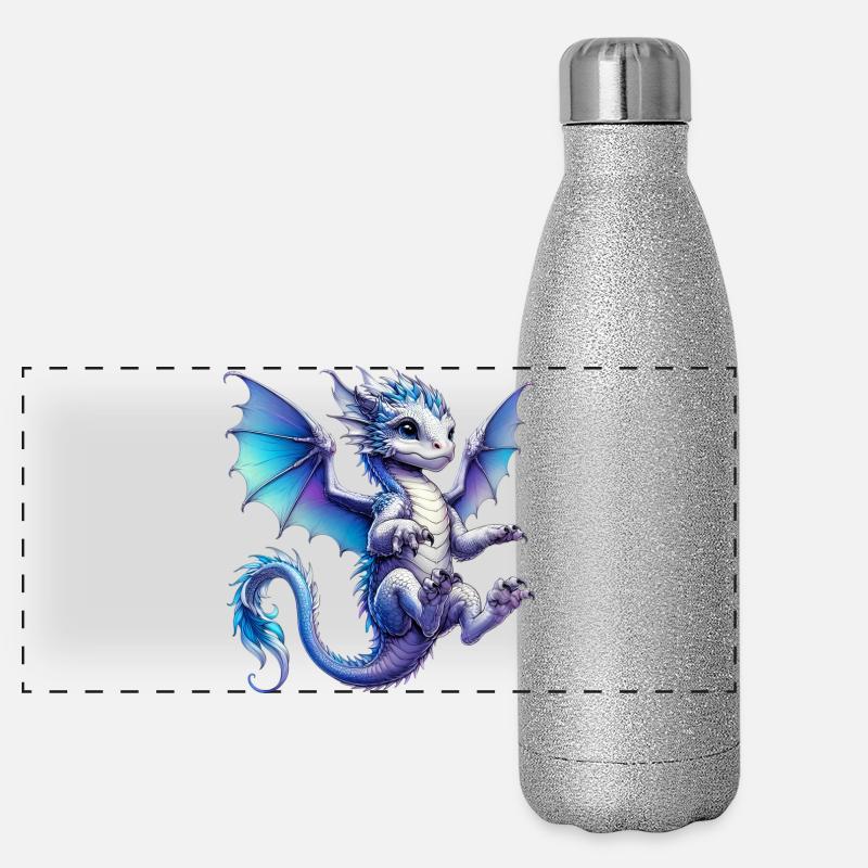 Dragon Panoramic Glitter Thermal Bottle 500 ml