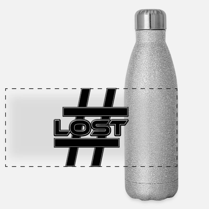 LOST Hashtag Heartbreak Heartbreak Panoramic Glitter Thermal Bottle 500 ml
