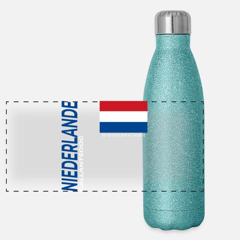 Callantsoog Gourde isotherme panoramique pailletée 500 ml