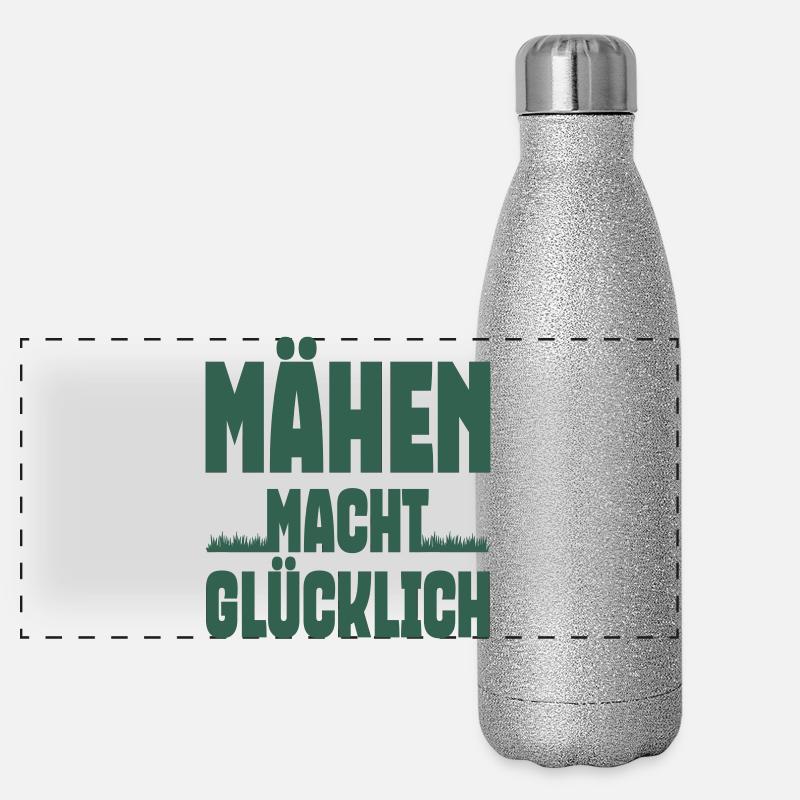 Tondre te rend heureux Gourde isotherme panoramique pailletée 500 ml