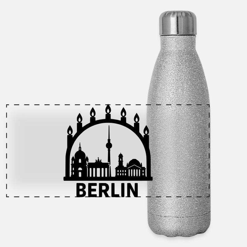 Décoration de Noël Schwibbogen de Berlin Avent Gourde isotherme panoramique pailletée 500 ml