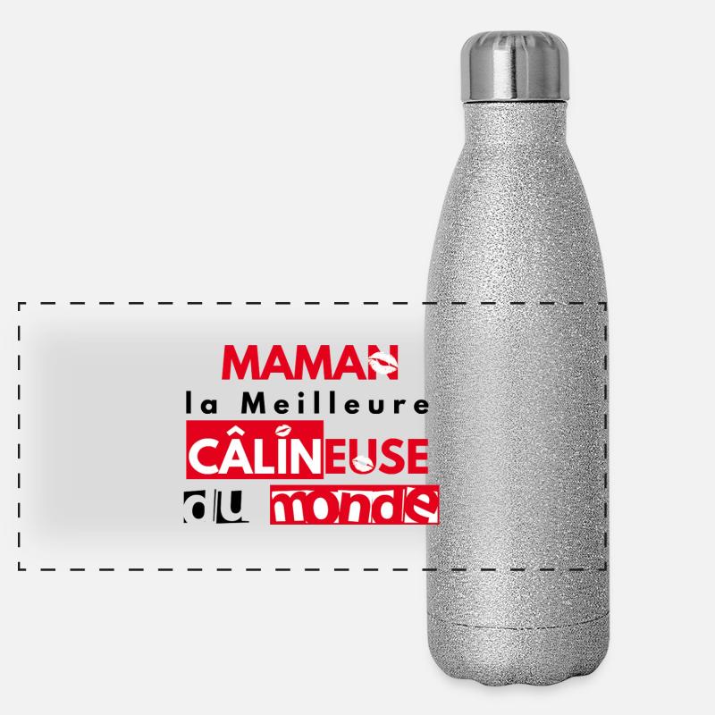 Maman câline Gourde isotherme panoramique pailletée 500 ml