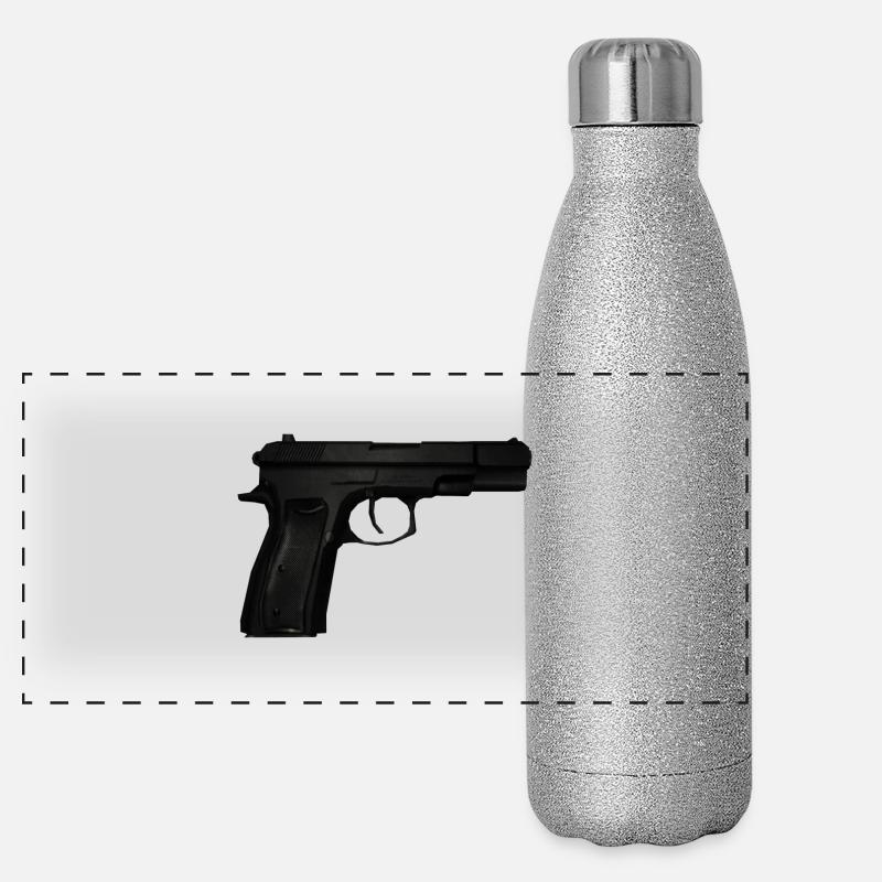 weapon16 Panorama Glitzer Isolierflasche 500 ml
