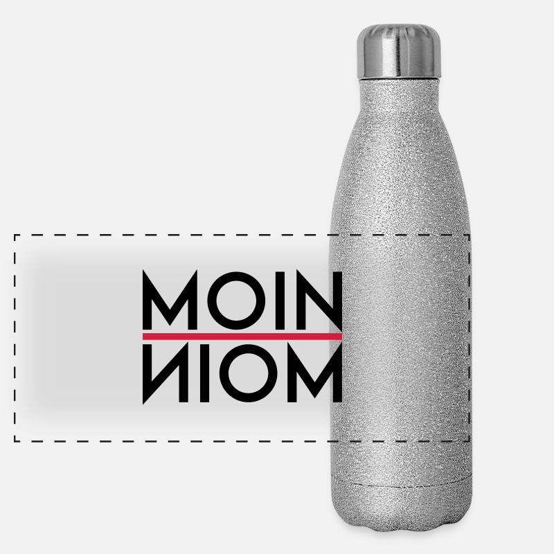 Moin Moin Panorama Glitzer Isolierflasche 500 ml