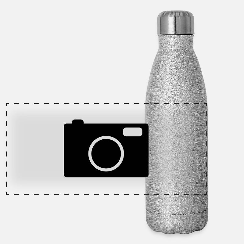 kamera Panorama Glitzer Isolierflasche 500 ml