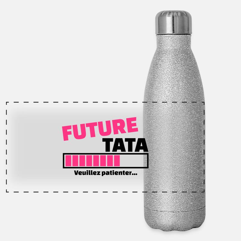 future tata veuillez patienter Gourde isotherme panoramique pailletée 500 ml