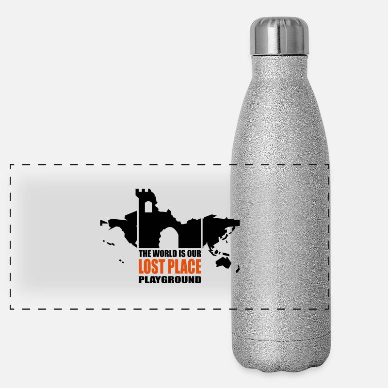 Lost Place - 2colors - 2011 Panorama Glitzer Isolierflasche 500 ml