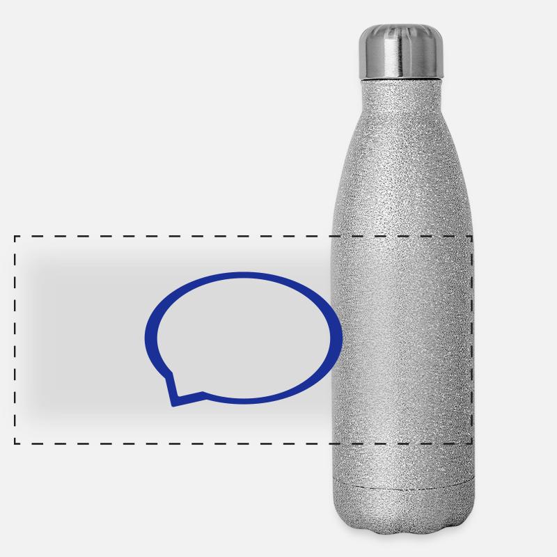 Ballon Gourde isotherme panoramique pailletée 500 ml