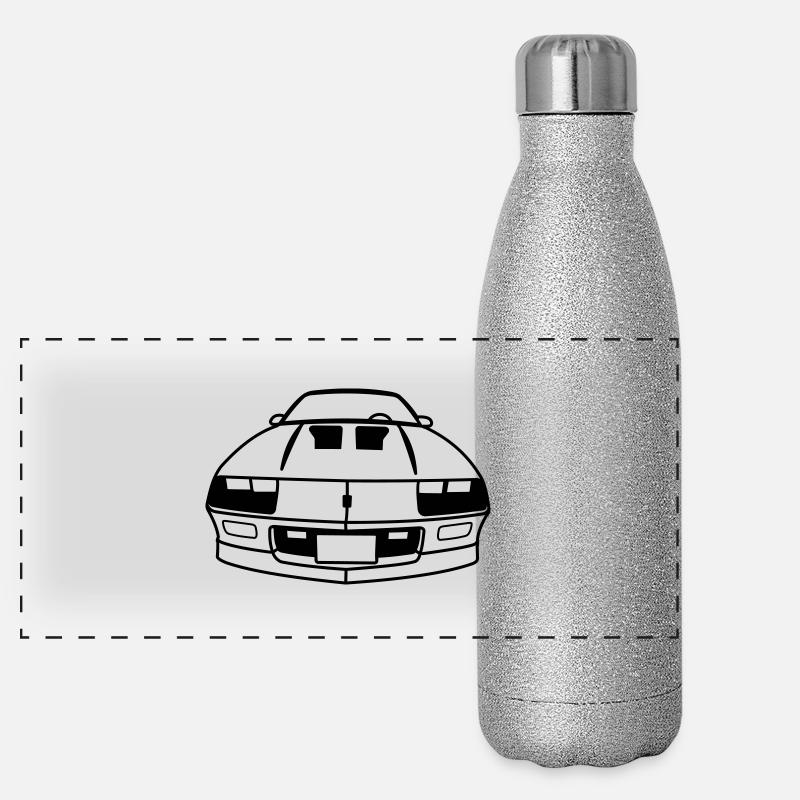 Camaro_Z28_1 Panorama Glitzer Isolierflasche 500 ml
