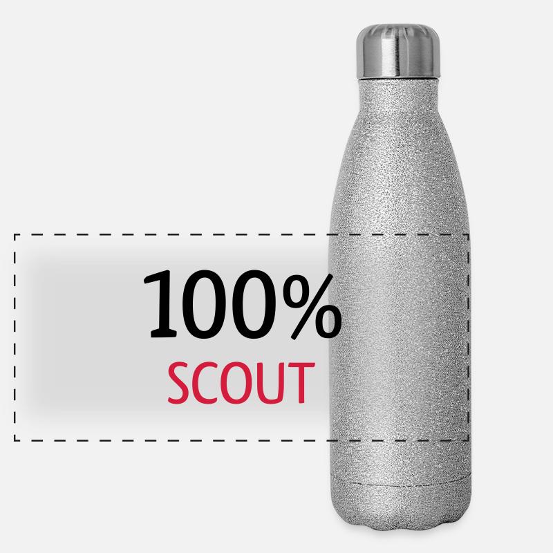 100% Scout Gourde isotherme panoramique pailletée 500 ml