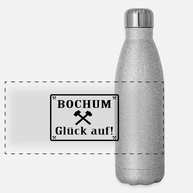 Good Luck! Bochum Panoramic Glitter Thermal Bottle 500 ml