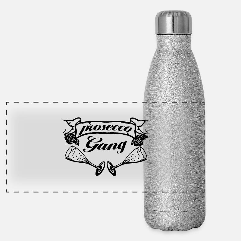 prosecco Panorama Glitzer Isolierflasche 500 ml