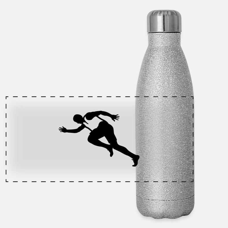 athlétisme Gourde isotherme panoramique pailletée 500 ml
